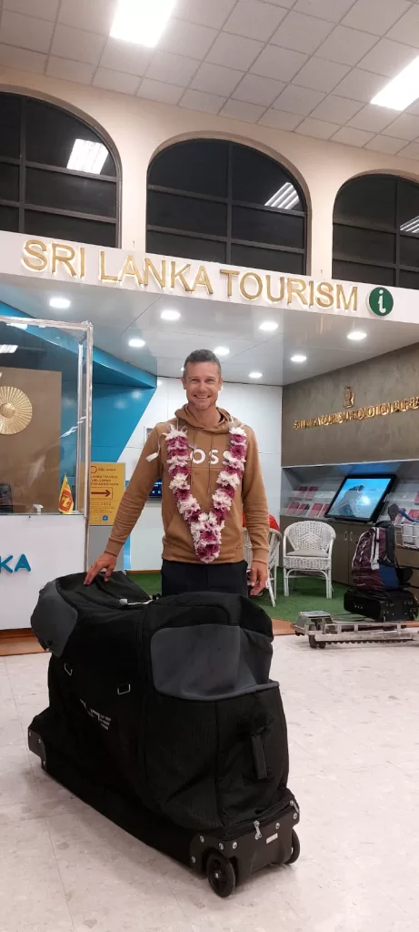 Nicholas Roche - Arrival in Sri Lanka